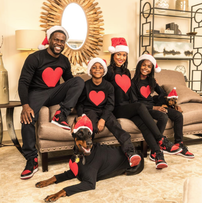 Kevin and Eniko Hart’s Family Holiday Photos Are The Cutest Thing Ever